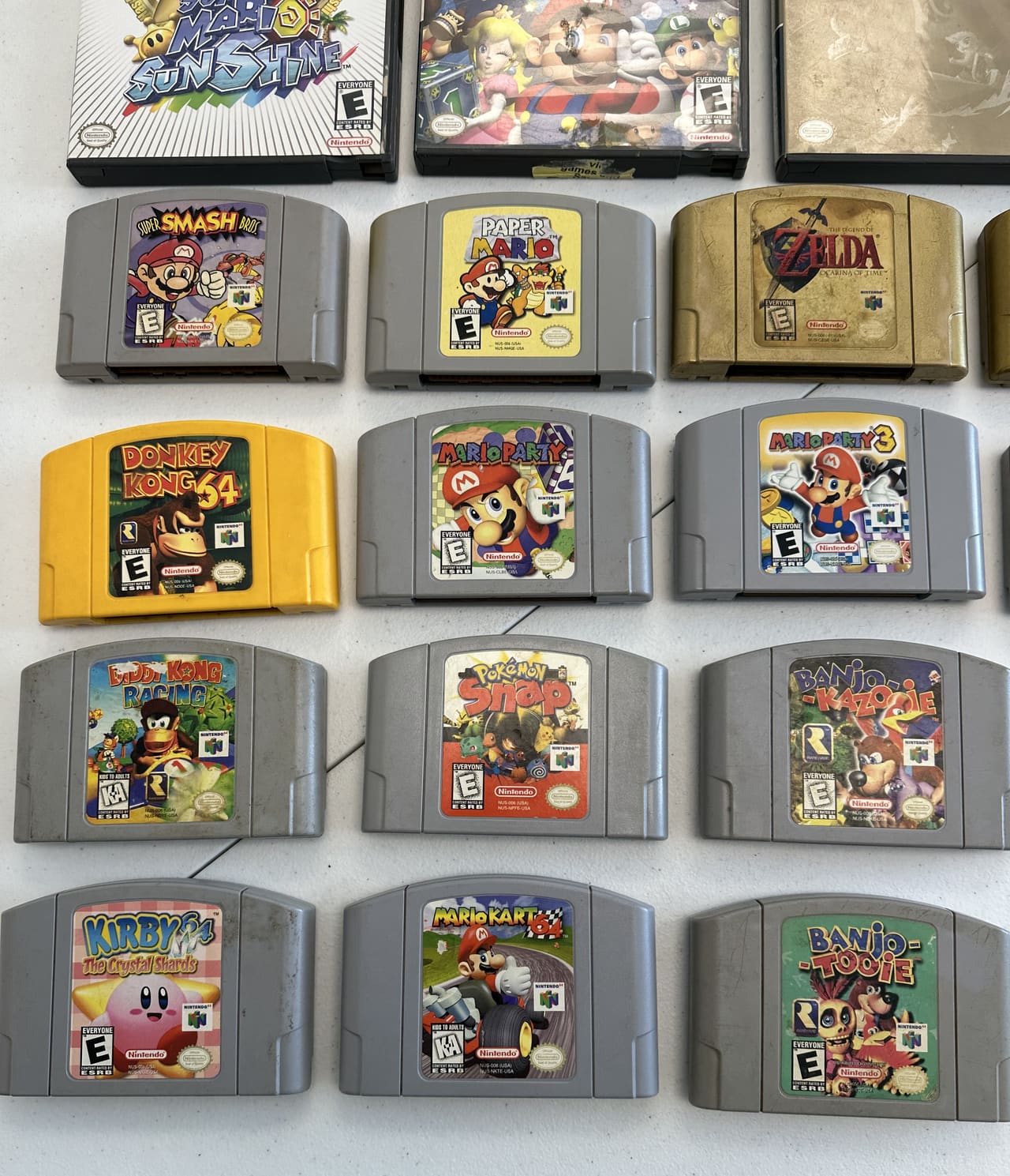 GameCube and SNES games