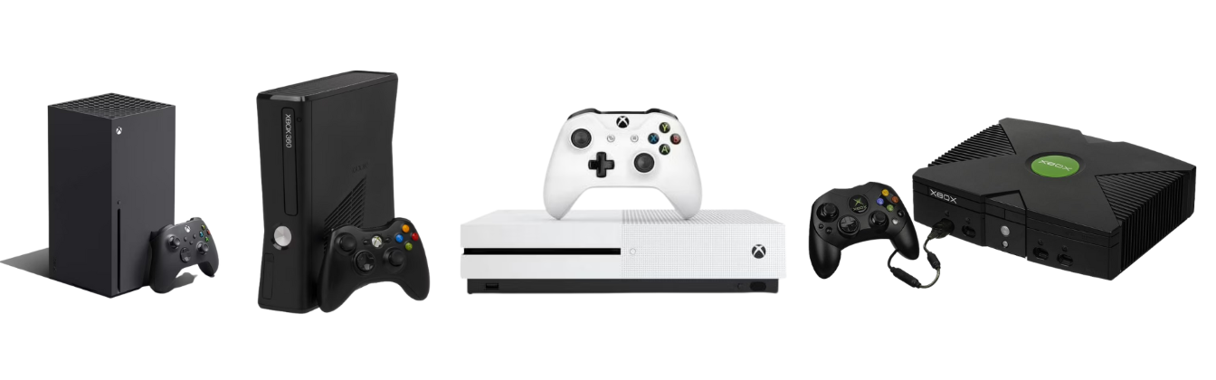 Xbox consoles from Series X to Original, games and accessories